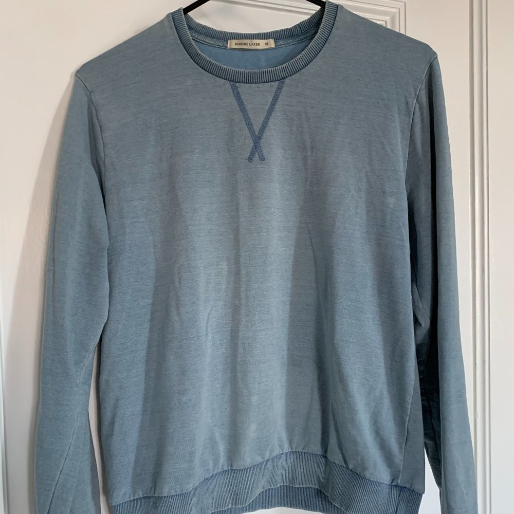 Marine Layer - Indigo Long Sleeve Sweatshirt